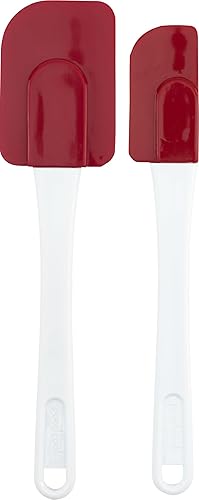 Good Cook Classic, Espátulas de silicón , juego de 2, Rojo