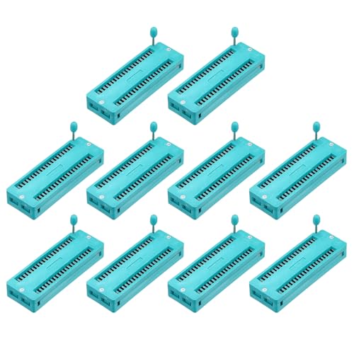 Douille ZIF 40 broches 2.54mm MECCANIXITY pour programmation de puce sur platine, lot de 10