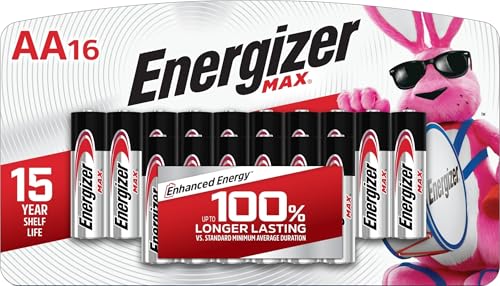 Energizer MAX AA Batteries (16 Pack), Double...