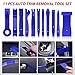 Nilight 200Pcs Trim Removal Tool, Auto Push Pin Bumper Retainer Clip Set Fastener Terminal Remover Adhesive Cable Clips Round Handle Crowbar Kit Car Panel Radio Auto Clip Pliers
