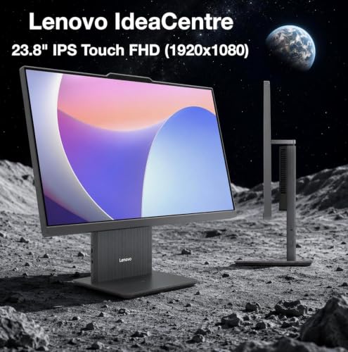 Image of Lenovo IdeaCentre 24 inch Touch FHD All-in-One Desktop 8GB DDR5, 256GB SSD