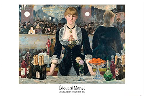 1art1 edouard manet poster - a bar at the folies-bergè…