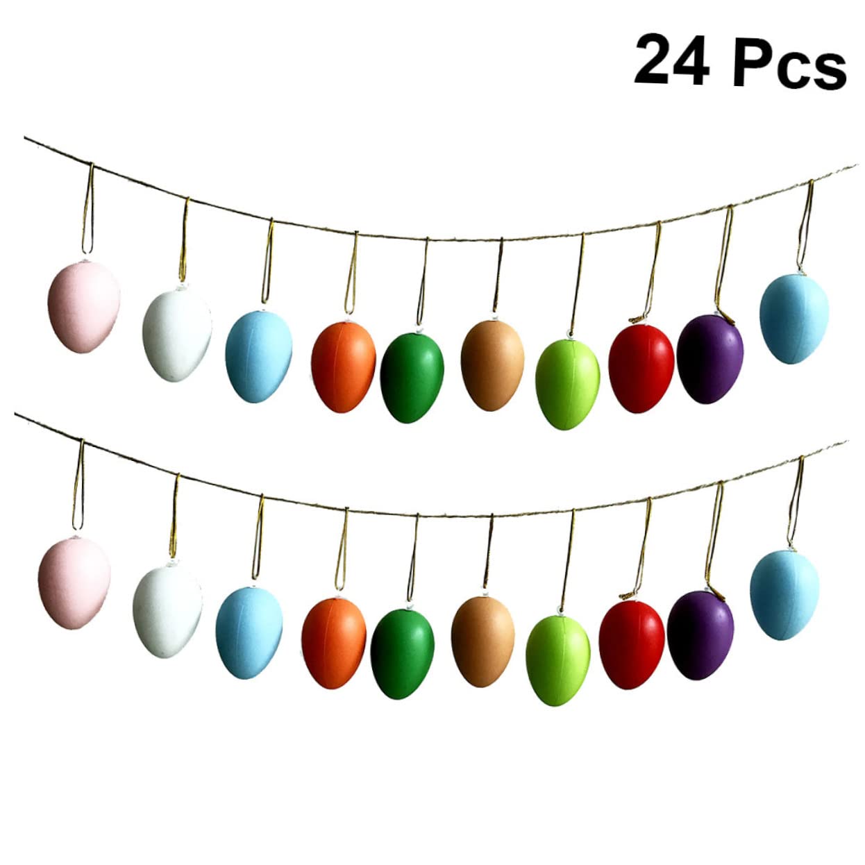 Alipis 72 Pz decorare le uova di pasqua - Decorazione pasquale - Decorazione casa giocattoli per bambini ripieno di cesto pasquale Decorazioni pasquali ciondolo uova di Pasqua