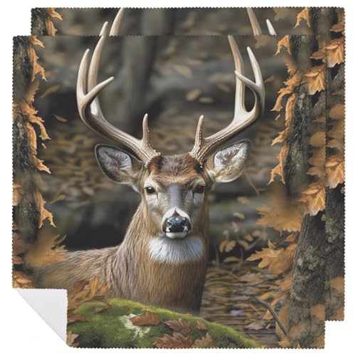 Servilletas de Tela Camouflage Deer 2 PCS miniatura 1