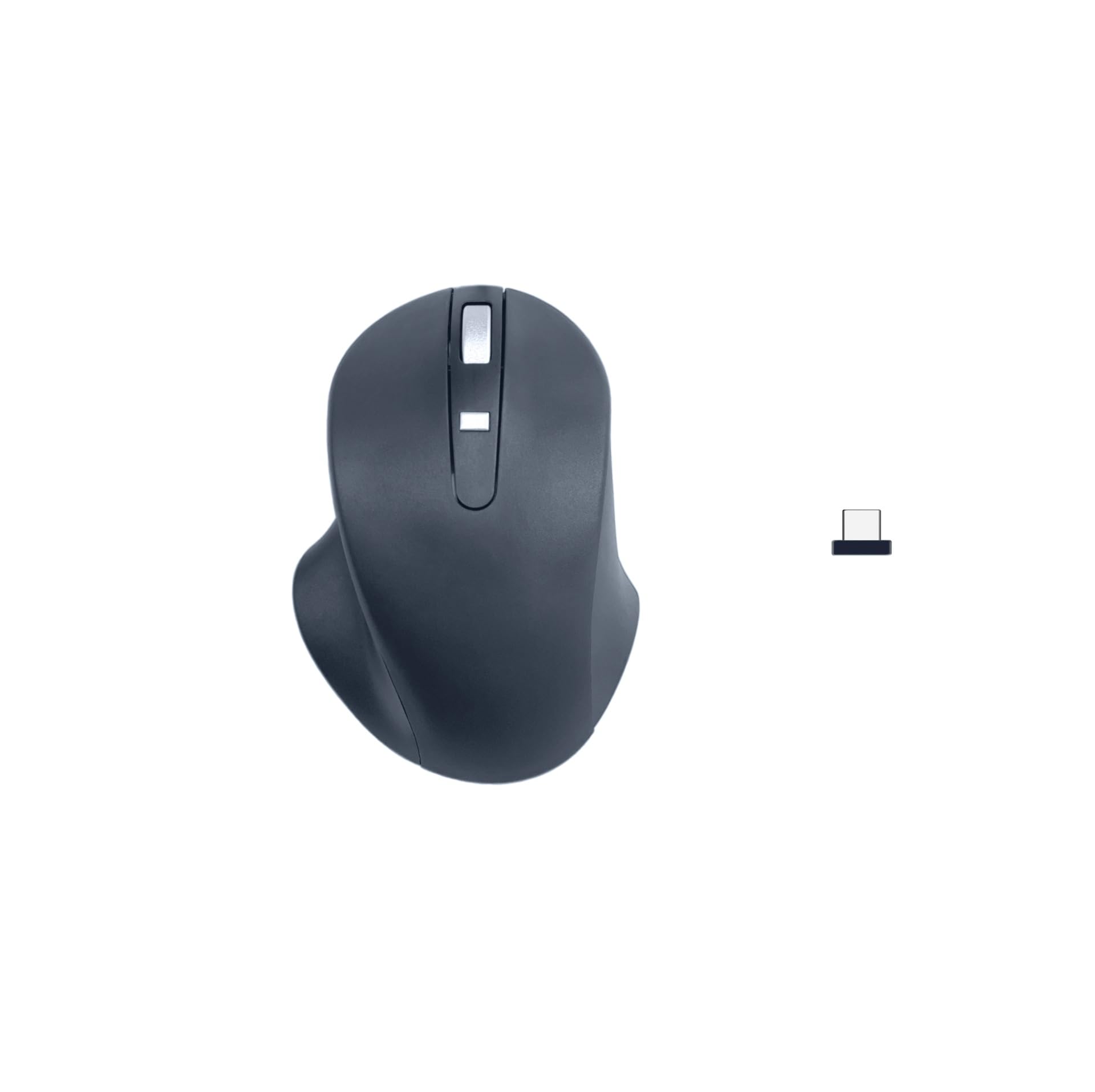 Matias Bezprzewodowa mysz USB-C Pro – wysokiej jakości materiał PBT, ergonomiczna konstrukcja, długa żywotność baterii, szyfrowanie AES-128 bitów, kompatybilna z komputerami, laptopami i Chromebookami