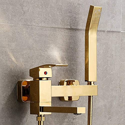 Robinetterie baignoire en laiton mélangeur douche mitigeur salle de bain complet