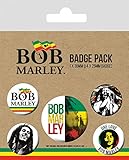 Bob Marley Abzeichen Pack von Pyramid International