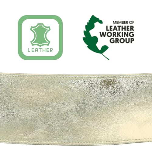 Image of FASHIONGEN - Woman Italian leather Obi belt, CASSIANE