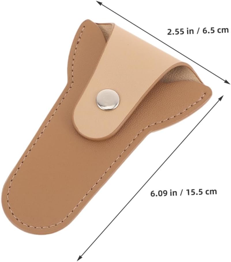 Cuticle Scissor Protective Covers 2pcs Pu Storage Bag for Manicure Nail and Toenail Clippers Nail Cuticle Scissor Bag for Professional Grooming Tools