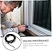 Gadpiparty Window Screen Sealing Strip Flexible PVC Spline for Door and Window Screens Lightweight Weatherproof Sealing Tool 10ft Roll for Easy Installation