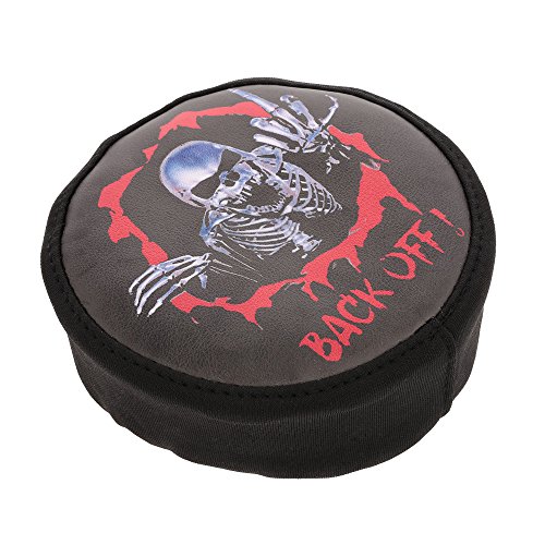 KKmoon Cobertura de Pneu de Reposição de couro PU Padrão de Esqueleto para 1/10 Traxas Redcat Axial