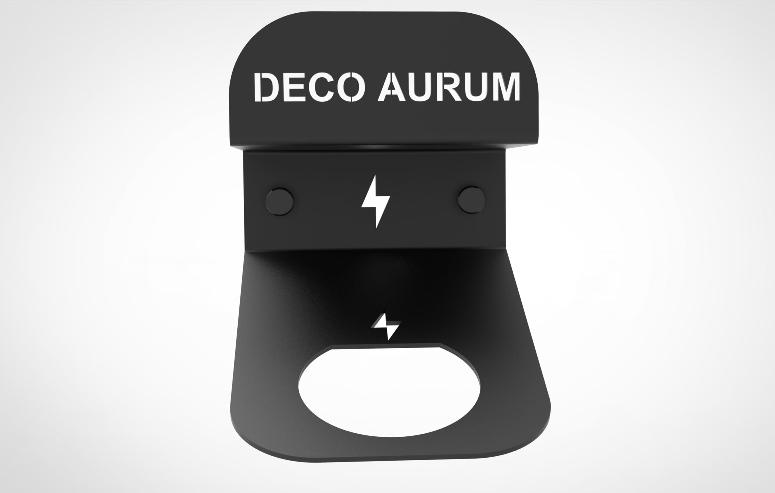 NEXA Supporto Cavo di Ricarica EV da Parete in Acciaio | Porta Connettore Wallbox Universale | Made in Italy