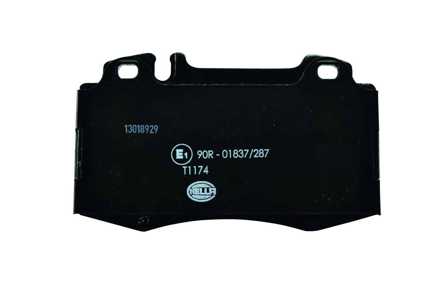 HELLA PAGID 8DB 355 008-691 Zestaw klocków hamulcowych - T1174 - Grubość: 17.7[mm] - System hamulcowy: Brembo - przygotowany dla wskaźnika zużycia - dla m. in. MERCEDES-BENZ