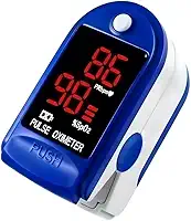 Oxímetro De Pulso Para Dedo Medidor De Saturação De Oxigênio E Bpm No Sangue Spo2 Aparelho Digital Com Led Premium