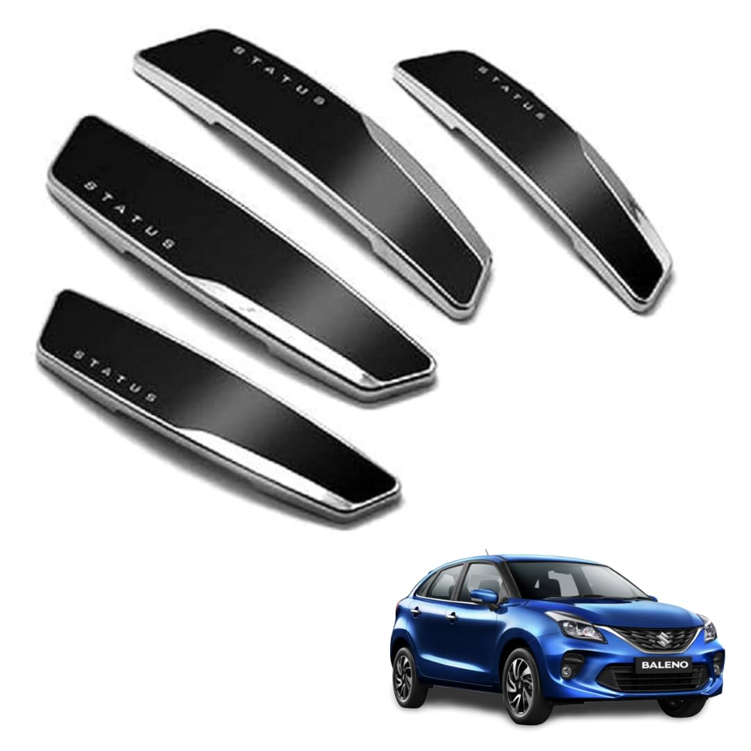 Autokaar Status Car Door Edge Guard Scratch Protector Black Universal for Maruti Suzuki Alto/Swift/Grand Vitara/Brezza/Fronx/Dzire/Jimny/Esteem/K10