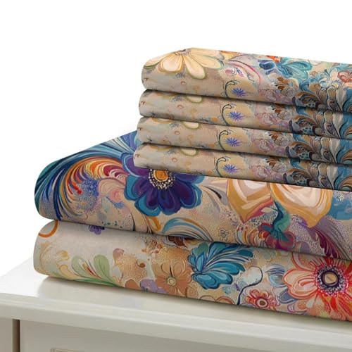 Parure de Lit 200x200 Hypoallergénique avec Housse de Couette 3D