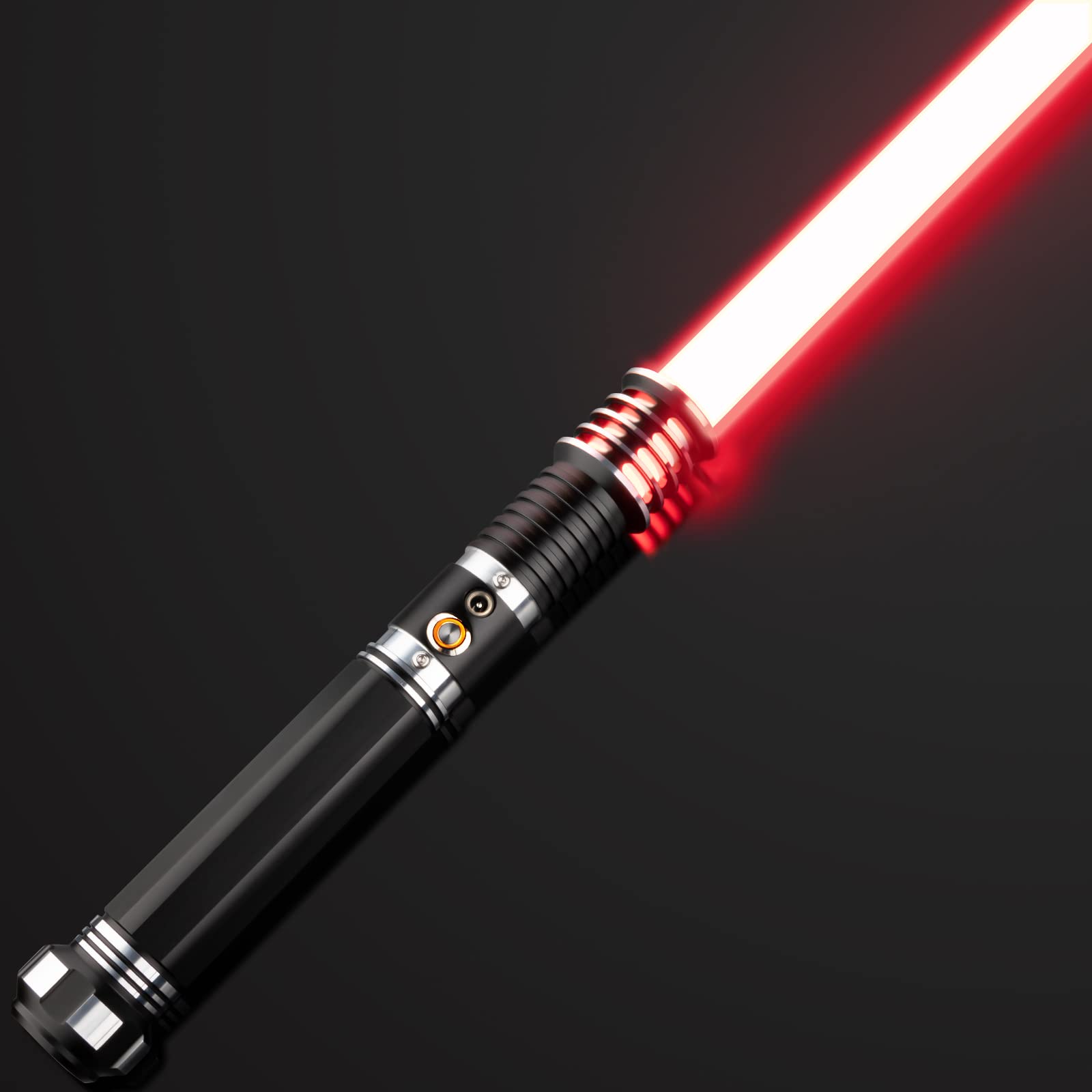Photo 1 of AIFEIRIC Dueling Light Sabers , Light Sabers Metal Hilt 16 Colors and 16 Sound Mode ,Gift and Cosplay for Adult and Kids, Halloween Dress Up Parties Costume?Black?