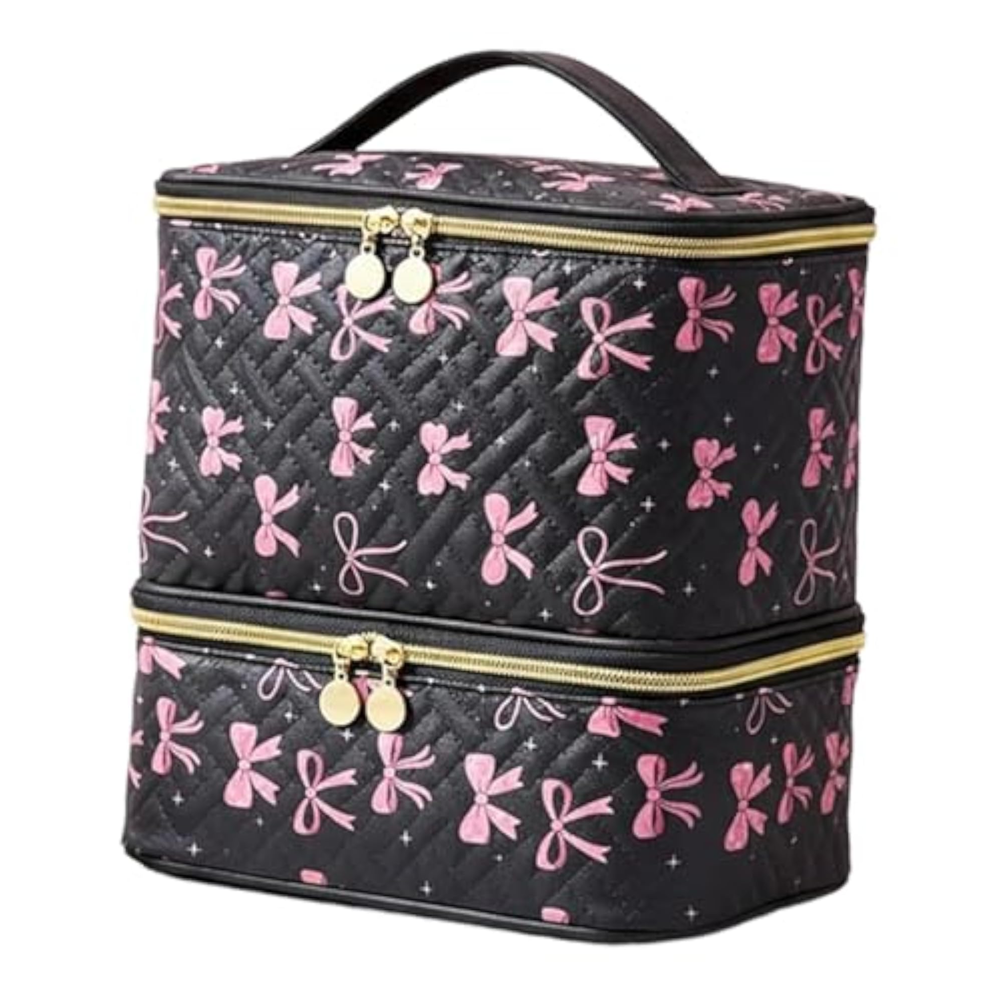 Nail Polish Organizer Bag Bowknot for Women, Versatile Accessory