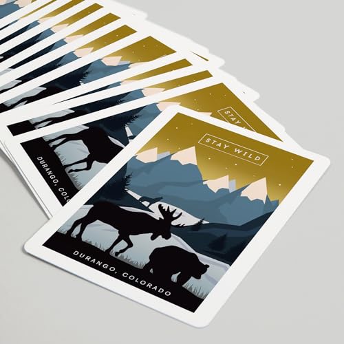 Lantern Press Durango, Colorado, Naipes Poker 52 cartas miniatura 5
