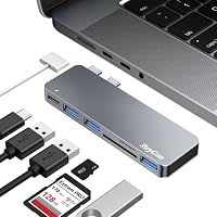 Adattatore Hub USB-C 8-in-1: HDMI 4K, SD/TF, USB 3.0 E RJ45 &ndash; Per MacBook E PC