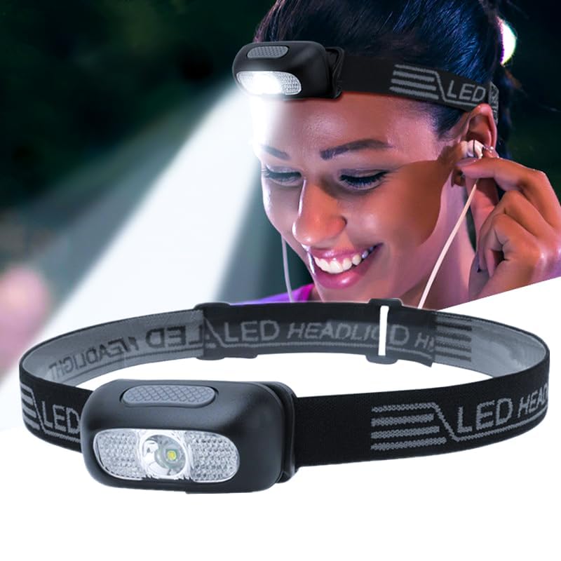 NEOPOL Motion Sensor Headlamp LED Rechargeable Head Torch Flash Light Waterproof Adjustable for Cycling, Camping, Hiking (B0CWKWQW6C) Amazon Price History, Amazon Price Tracker