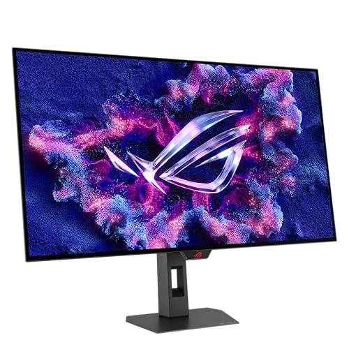 ASUS ROG Strix 32” 4K OLED Gaming Monitor (XG32UCWG) - TrueBlack Glossy OLED, Dual Mode (4K@165Hz, FHD@330Hz), 0.03ms, G-SYNC Compatible, Neo Proximity Sensor, USB-C, HDMI 2.1, 3 yr Warranty