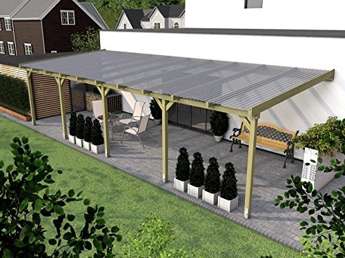 Preisvergleich Produktbild Terrassenüberdachung BORKUM X 800x400cm Wintergarten Überdachung