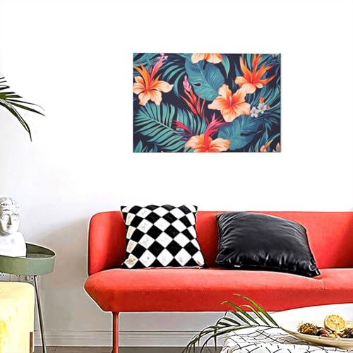 Toile murale hawaïenne moderne pour raviver un mur vide de chambre ou salon