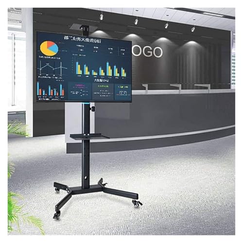 Soporte móvil para TV con ruedas ajustable en altura miniatura 3