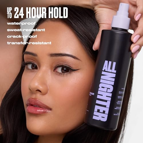 Image of Urban Decay All Nighter Waterproof Makeup Setting Spray - Natural Finish | Up to 24HR Hold, Transfer-resistant Primer Setting Spray for Foundation, Sweat-resistant, Ultra-fine Hydrating Facial Mist