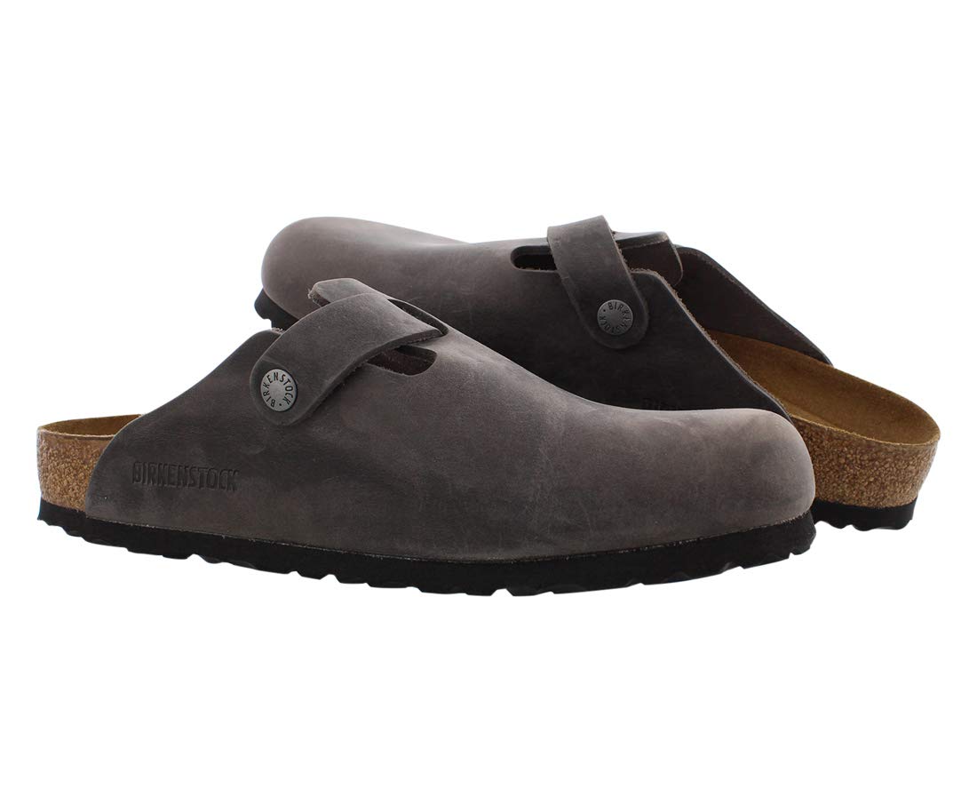 Amazon.com: Birkenstock 1013256341 Boston SFB Iron Oil LTR N 41