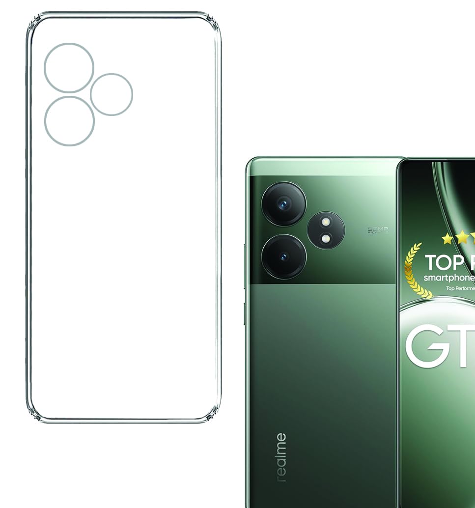 Inktree Realme GT 6T 5G Back Cover | Slim Soft Back Case for Realme GT 6T 5G (Transparent) (B0D892DD2H) Amazon Price History, Amazon Price Tracker