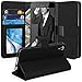 HTC Desire 626 Case, HTC Desire 626s Case , Tauri [Kickstand] Luxury Wallet Leather Case Flip Cover For HTC Desire 626 / 626s - Black