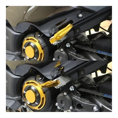 Repose-pieds arrière NMAX155 en aluminium de haute qualité pour passager - 3