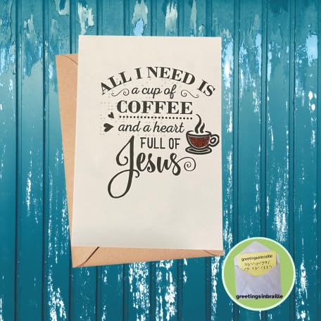 Miniatura 6 de Notecards in braille for the blind or visually impaired (Faith Based Note Cards)