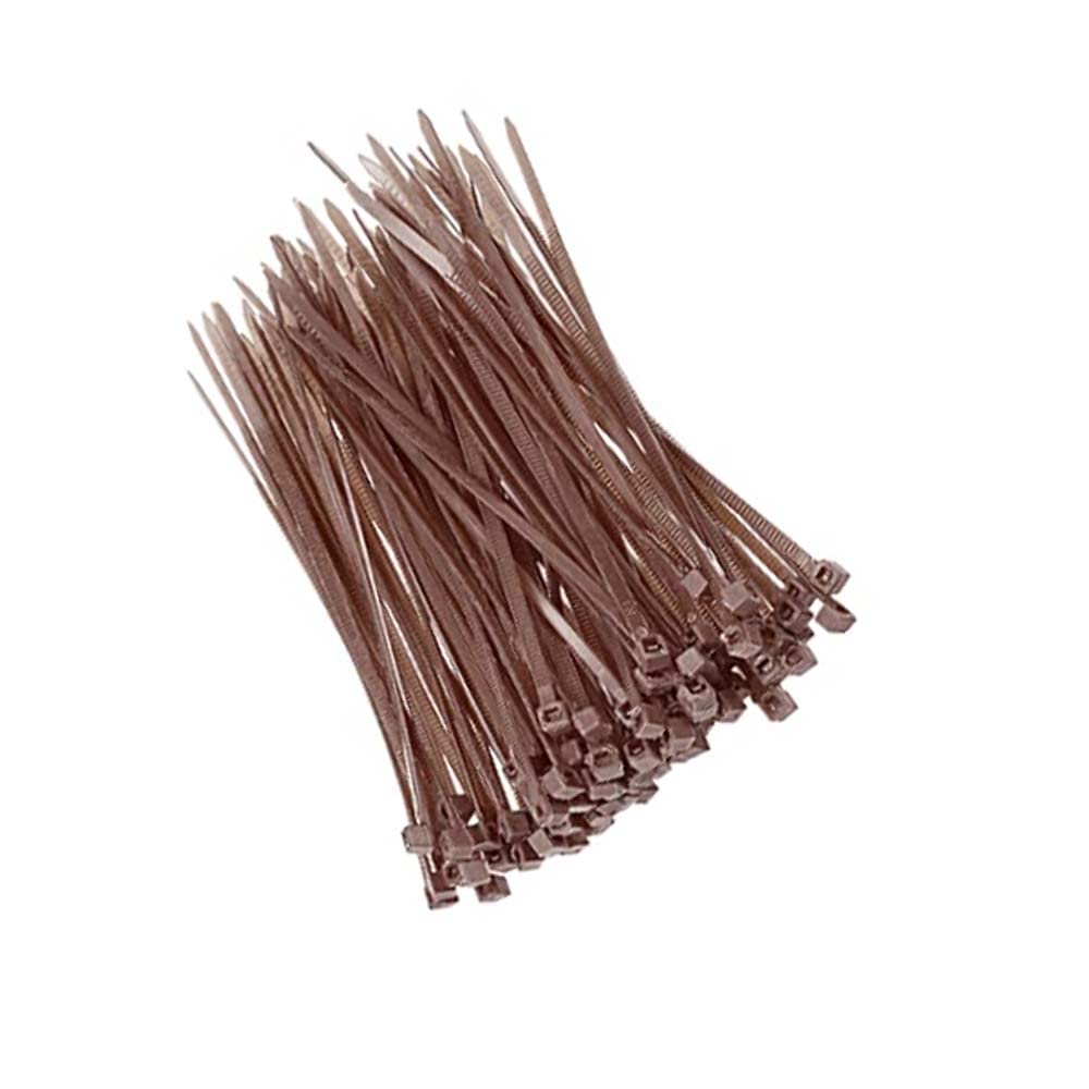 RELAND SUN 100 Stück Nylon-Kabelbinder – 2,5 X 100 Mm, Selbstsichernd, Bunt, Für Kabel & DIY