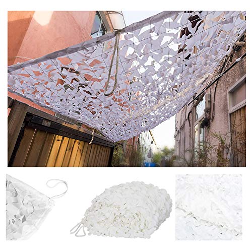 Toldo de camuflaje blanco para fotografía
