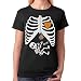 TeeStars - Halloween - Pregnant Skeleton Xray Costume Women T-Shirt