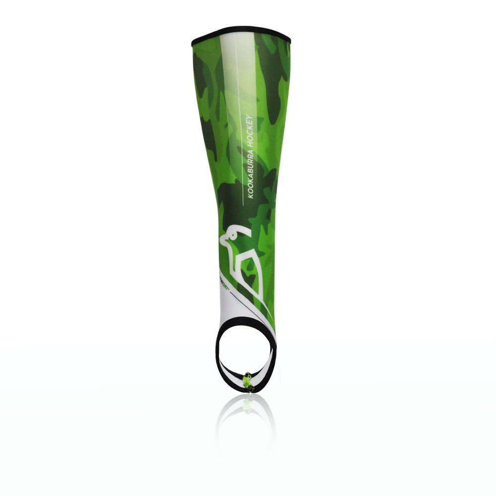 Kookaburra Shin Sleeves, Green Camo, Small