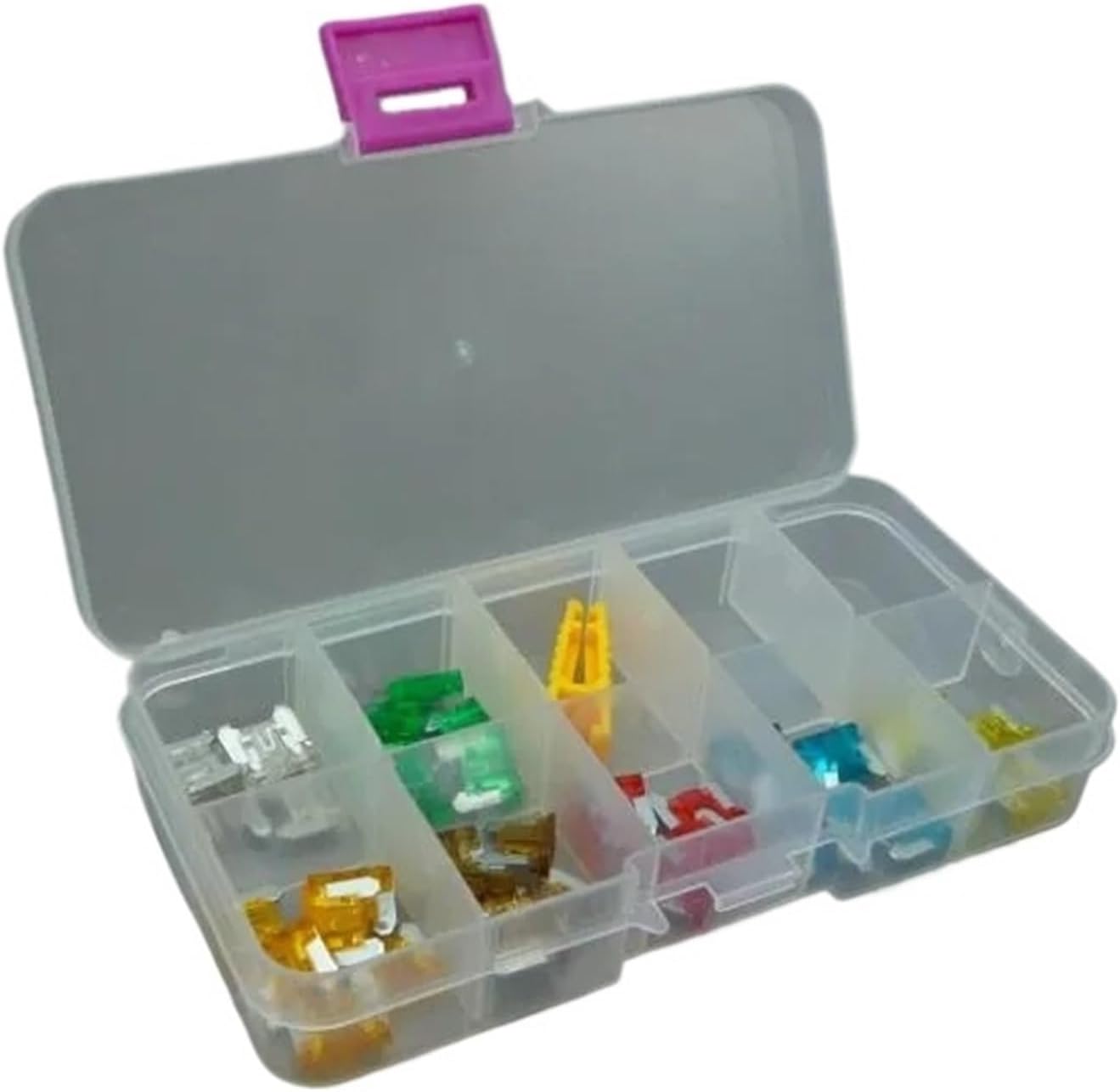 225PCS Micro MI-I Fuse Assortment Auto Car Motorcycle SUV FUSES Kit 5A,7.5A,10A,15A,20A,25A,30A,35A,40A(15A)