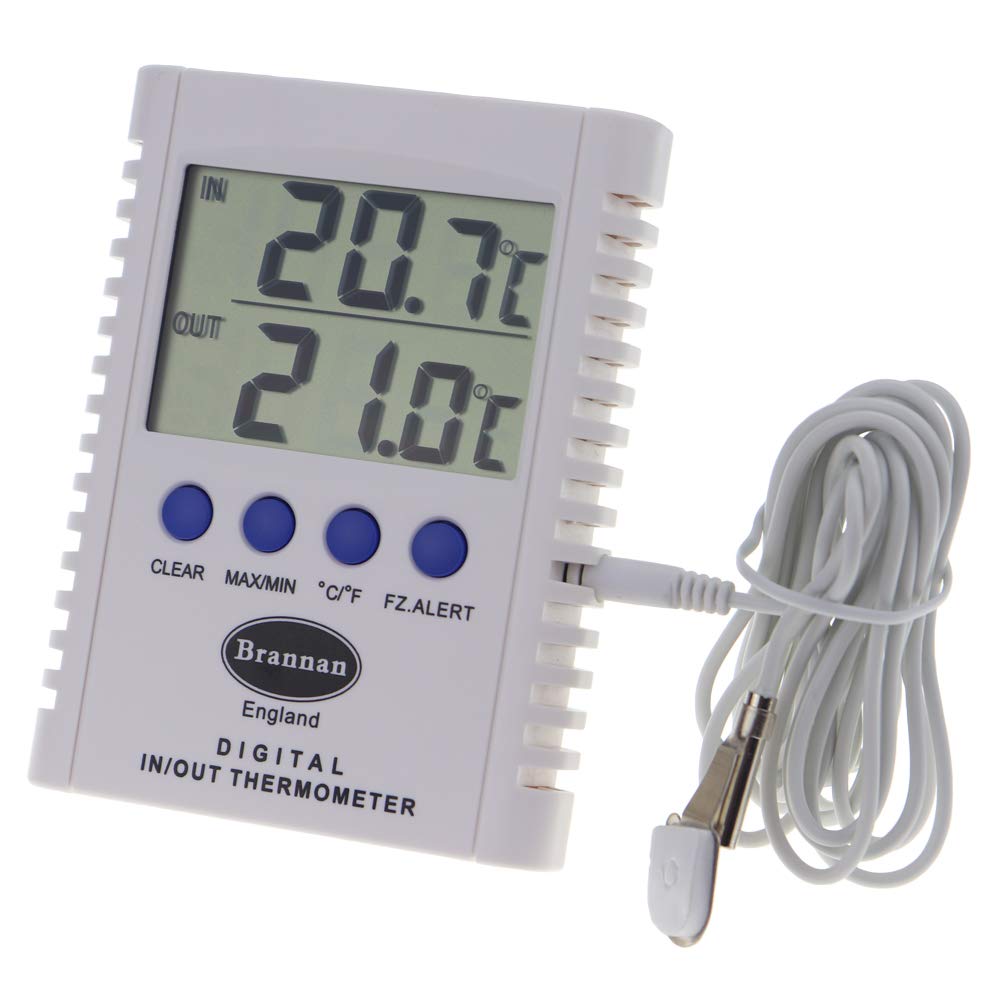 Brannan Digital Max Min Thermometer Indoor Outdoor Fridge Freezer
