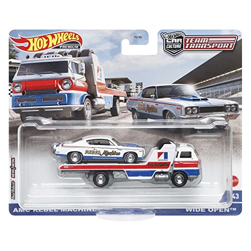 Hot Wheels Team Transport Wide Open 1:64 miniatura 6