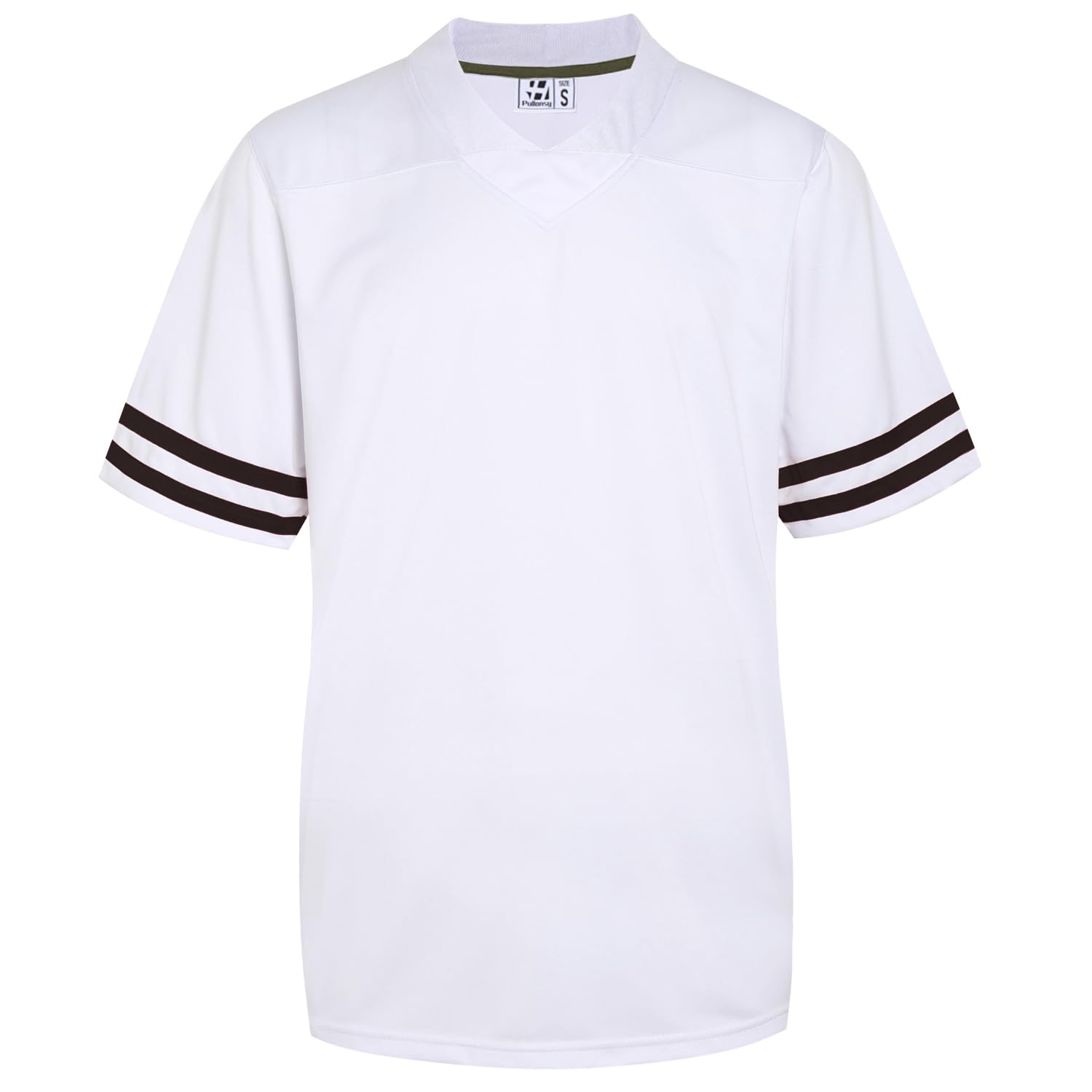 Pullonsy Blank Football Jerseys for Men Adult Hip-Hop Hipster Shirt Practice Sports Uniform Tops