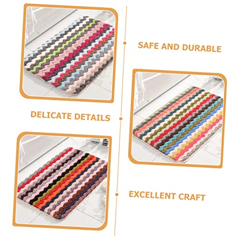 Tapis entrée intérieur absorbant et antidérapant en coton - 8