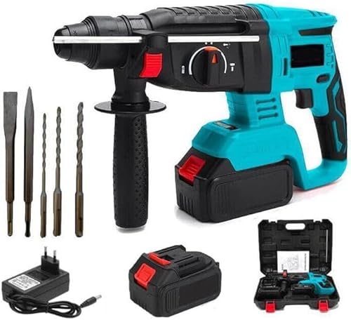 Trapano Tassellatore a Batteria 18V, Mandrino SDS 26mm, Brushless