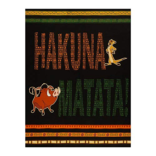 The Lion King Hakuna Matata Panel in Multi Quilt...
