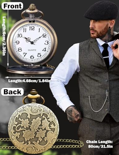 1920s Mens Costume Accessories Outfit Fedora Hat Vintage Roaring 20s Costumes Gangster Accessories for Gatsby Party4