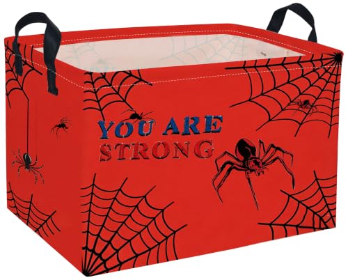 Image of Rectangle Kids Baskets Sdiper Basket Cute Storage Bin Fish Box for Room Decor Gift Basket(wenzizhizhu)