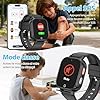 Alutoria Montre Connectée Enfant-Smartwatch avec 4G GPS et Appel Vidéo Chat SOS Jeux Mode Classe Podomètre Réveil- Montre Enfants pour Garçons Filles 5-13 Ans Noir
