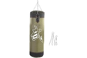 Prexey Empty Wall Mount Training Boxing Hook Kick Punching Sand Bag